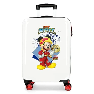 Image de Valise cabine 4 roues DISNEY Mickey Joy blanc 7011