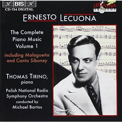 Afbeelding van Thomas Tirino, Polish National Radio Symphony, Michael Bartos Complete Piano Music Vol 1 (CD)