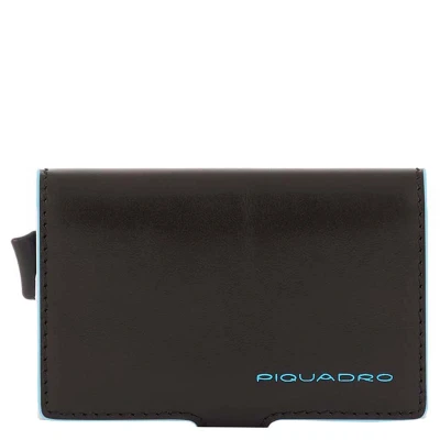 Afbeelding van Piquadro Pasjeshouder Blue Square Revamp Zwart one size