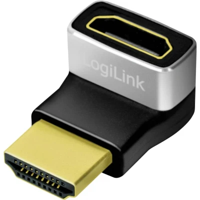 Afbeelding van LogiLink AH0007A HDMI Adapter [1x bus 1x stekker] Zwart grijs