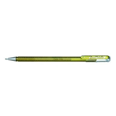 Afbeelding van Pentel K110 DAX Dual Metallic Hybrid Gelroller 12er Pack goud