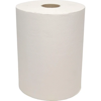 Afbeelding van Handdoekrol Euro mini matic wit Plus CEL 2L 130 mtr x 18,1 cm 6 rol p/pak (66)