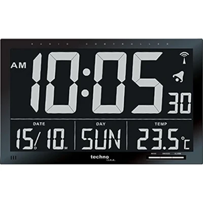 Image de Technoline WS8007 Horloge Radio Pilotée Noir