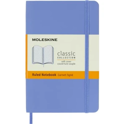 Image de Carnet ligne poche bleu hortensia souple