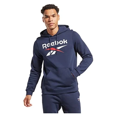 Afbeelding van Reebok LOGO HOOD Hoodie, Heren, Maat: Medium, Vector navy