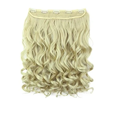 Afbeelding van CAISHA Clip in extensions, 40 cm, golvend, lichtblond C55 1