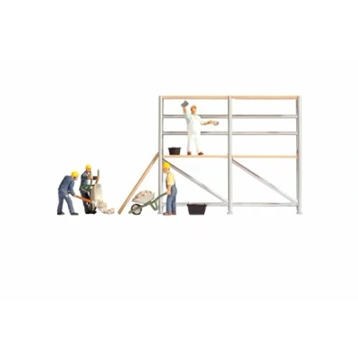 Afbeelding van Noch 15054 modelspoorbaan metselaars 4 figuren + accessoires