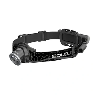 Afbeelding van Ledlenser Solidline SH6R Oplaadbare Hoofdlamp Black Zwart Hoofdlampen