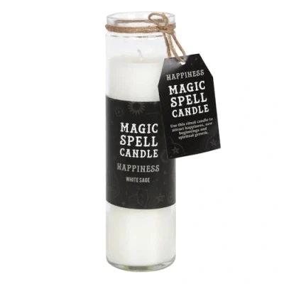 Afbeelding van Something Different Kaars White Sage Happiness Magic Spell Tube Candle Wit