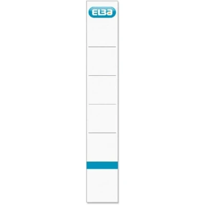 Afbeelding van Elba Rugetiketten Ft 19 X 3 Cm, Wit, 10 Stuks