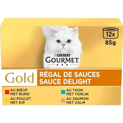 Afbeelding van Voordeelpakket Gourmet Gold Malse Lekkernijen 24 x 85 g Kip Varianten