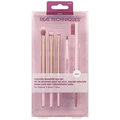Afbeelding van Real Techniques Natural Beauty EYE KIT Kwastenset, Dames, Maat: One Size,
