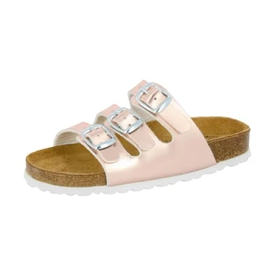 Afbeelding van LICO LINE Shine Pantoffels voor kinderen, Maat: 27, Rosa Hoogwaardig imitatieleer