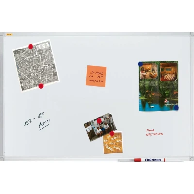 Afbeelding van Franken x tra Line whiteboard wit gelakt magnetisch 600 450 mm