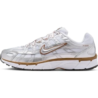 Image de NIKE P 6000 Baskets pour femme, 41 EU, White Metallic Silver L British Tan, EU