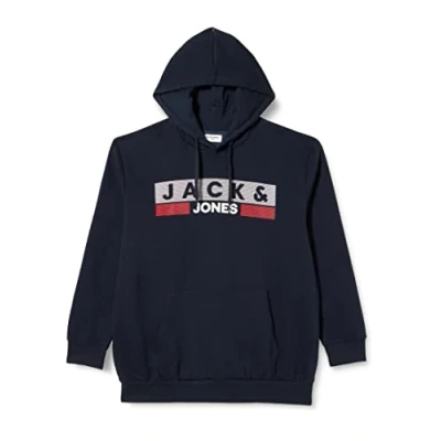 Afbeelding van Jack &amp; Jones Jjecorp LOGO PS Hoodie Navy blazer, Heren, Maat: 3XL, blazer