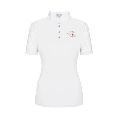 Image de Fair Play T shirt de Concours Cecile Rosegold Courte Manche Blanc EU 42
