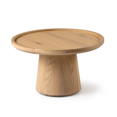 Afbeelding van Ronde salontafel Leia eikenhout ø66 cm