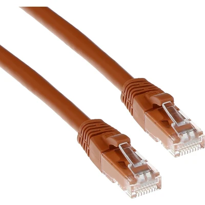 Afbeelding van ACT IS1620 U/UTP CAT6 Patchkabel Snagless Bruin 20 meter