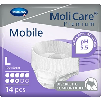 Afbeelding van MoliCare Premium Mobile 8 drops L 14 p/s