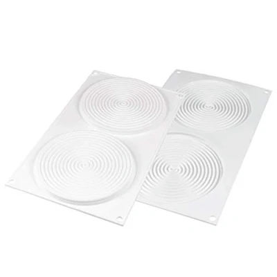 Afbeelding van Silikomart Siliconen Bakvorm Spiraal (2x) Ø14cm
