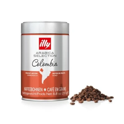 Image de illy Café en grains Arabica Selection Colombie, canette de 250 g