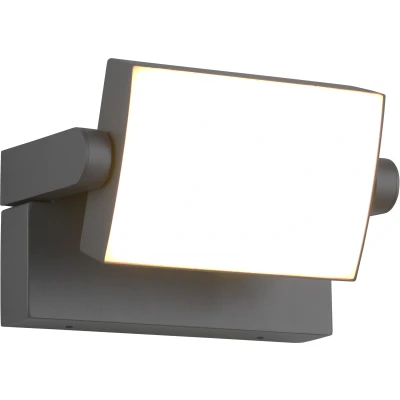 Afbeelding van TRIO KANSAS Wandlamp Antraciet incl. 1x SMD 10W Kantelbaar Buitenverlichting IP54