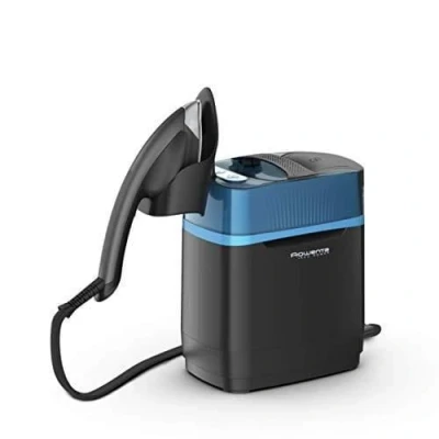 Image de Rowenta centrale vapeur ixeo ur1910 brosse à 2170 w 58 bars pression réservoir 1. 1 l élimine les rides odeurs et désinfecte jusqu