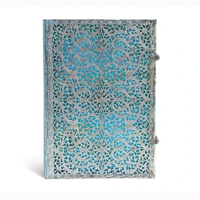 Afbeelding van Notitieboek Paperblanks Maya Blue Grande Blanco