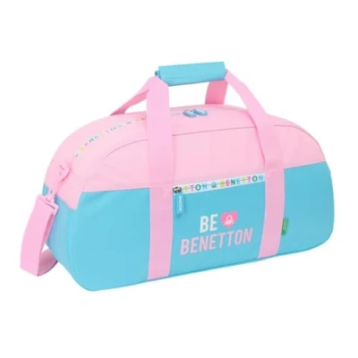 Afbeelding van Sporttas Benetton Unique Roze Turkoois 50 x 26 20 cm