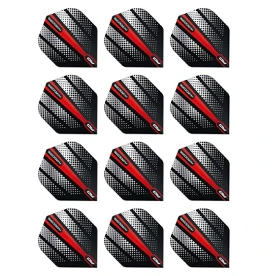 Afbeelding van RED DRAGON Hardcore Radical Flash Rood dartvluchten 4 sets per pakket (12 in totaal)