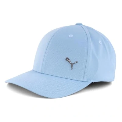 Afbeelding van PUMA Unisex Metal Cat Flexfit Cap Baseball Cap, Blue Wash.