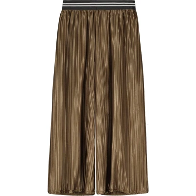 Afbeelding van Meisjes midi rok plisse Fenni Coffee