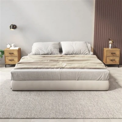 Afbeelding van Nachtkastje 36X30X45 cm Massief Grenenhout Bruin 2 / 36 x 30 45