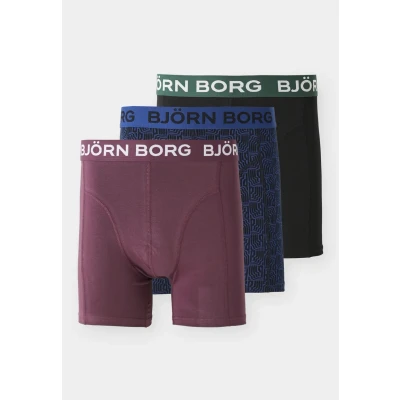 Afbeelding van Björn Borg 3 PACK Boxerbriefs, Heren, Maat: Small, Dark blue/bordeaux