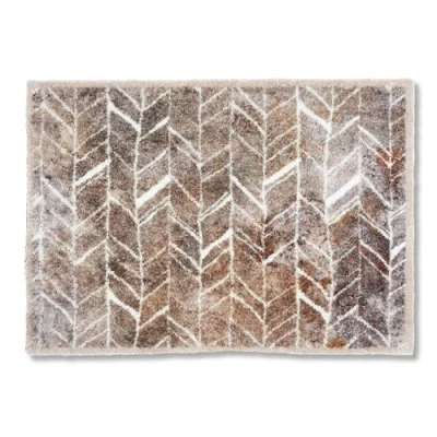 Afbeelding van ASTRA Pure &amp; Soft Deurmat, wollig, visgraat, 50 x 150 cm, wasbaar, voor binnen, keukenmat, duurzame deurmat