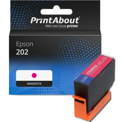 Afbeelding van Huismerk Epson 202 (C13T02F34010) Inktcartridge Magenta