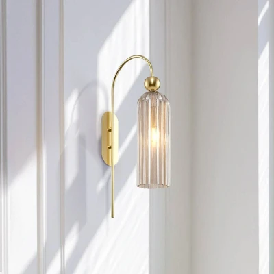Afbeelding van Maytoni Antic wandlamp, glazen kap in Cognac