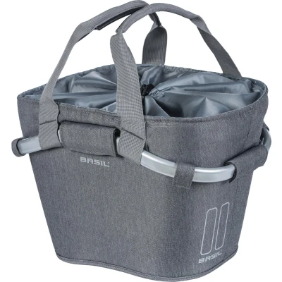 Afbeelding van Fietsmand Basil 2day Carry All 15 liter 28 x 37 25 cm grijs