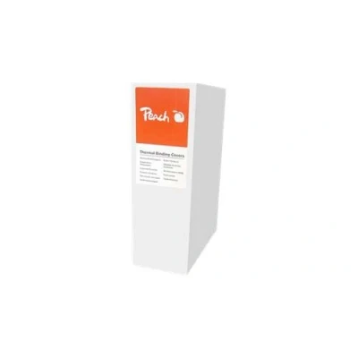 Image de Peach Thermo relieuse Couverture, Blanc, pour 120 Feuilles (A4, 80gsm), 80 pièces PBT406 08