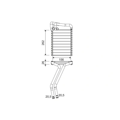 Afbeelding van Valeo Kachelradiateur 811655