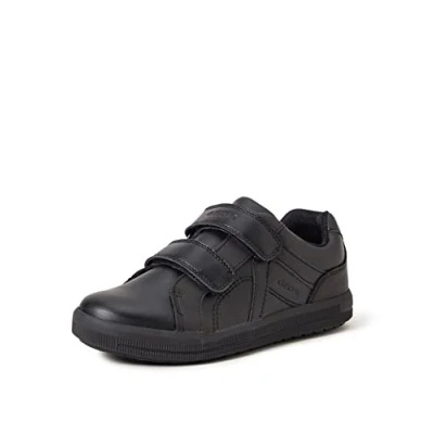 Afbeelding van Geox J Arzach Boy G Schooluniform schoenen voor jongens, zwart.