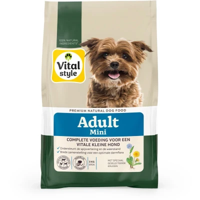 Afbeelding van VITALstyle Adult Mini Hondenvoer 3 kg