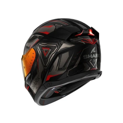 Afbeelding van Shark motorhelm skwal i3 link blank anthracite red Maat L