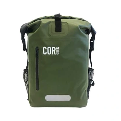 Afbeelding van Cor Surf Waterdichte rugzak 25 liter en 40 met gevoerde laptophoes, Groen