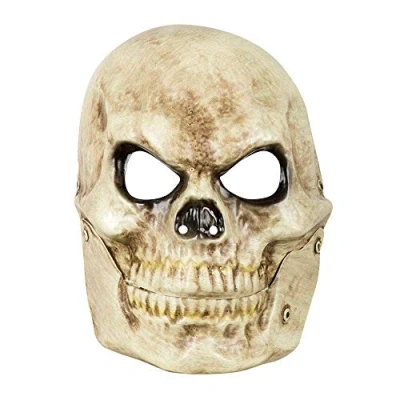 Afbeelding van Boland Gezichtsmasker Doodshoofd met beweegbare kaak Volwassenen Skelet Halloween accessoire Horror Skull