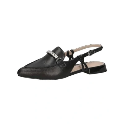 Afbeelding van Caprice Slingback ballerina ́s, Dames, Maat: 36, Black metallic Leer