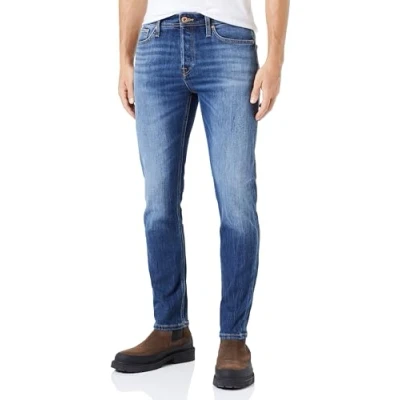 Image de JACK &amp; JONES Jean pour homme, bleu denim, 32W / 32L