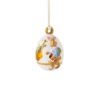Afbeelding van Villeroy &amp; Boch Jaarlijkse paasei editie 2025 kleurrijk hangend ornament, paasdecoratie, cadeau, beperkt verzamelstuk, premium porselein