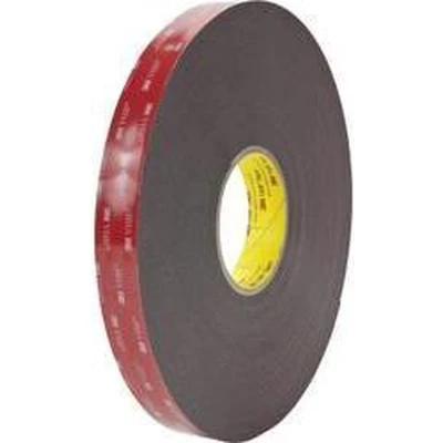 Afbeelding van 3M 5962F/1233 Dubbelzijdige tape Zwart (l x b) 33 m 12 mm 1 stuk(s)